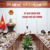Ông Lê Trung Kiên, Phó chủ tịch UBND TP. Hải Phòng yêu cầu các địa phương trên địa bàn tăng tốc, quyết tâm đến ngày 15/12 hoàn thành giải phóng mặt bằng toàn Dự án Đầu tư xây dựng tuyến đường sắt Lào Cai - Hà Nội - Hải Phòng đoạn qua địa bàn Thành phố
