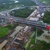 Dự án đường Vành đai 3 TP.HCM đang tăng tốc thi công nhưng thiếu vật liệu xây dựng nên ảnh hưởng đến tiến độ dự án - Ảnh: Lê Toàn 