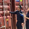 Hoạt động nghiệp vụ của công chức hải quan. Ảnh: Văn Tá