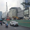 Thi công tuyến metro số 2 đoạn Bến Thành - Tham Lương - Ảnh: Lê Toàn 