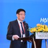 ông Hoàng Văn Thu, Phó chủ tịch Ủy ban Chứng khoán Nhà nước phát biểu tại hội thảo.