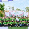 Chứng khoán Rồng Việt trồng thêm 1.300 cây xanh, mở rộng vườn bằng lăng tại sườn đồi tháp Pô Sah Inư