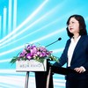 Chủ tịch UBCKNN Vũ Thị Chân Phương phát biểu tại Hội nghị