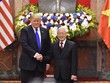 Tổng Bí thư, Chủ tịch nước Nguyễn Phú Trọng tiếp Tổng thống Donald Trump