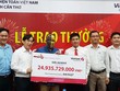 Người đàn ông ở Cần Thơ 'ẵm' giải Jackpot gần 25 tỷ đồng
