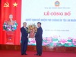 Ông Nguyễn Văn Tiến giữ chức Phó Chánh án Tòa án nhân dân tối cao