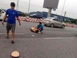 Va chạm với xe phân khối lớn, một Cảnh sát giao thông Hà Nội gãy chân