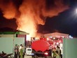 Cháy bãi tập kết ống nhựa Tiền phong Hải Phòng