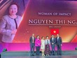 Chủ tịch Tập đoàn BRG Nguyễn Thị Nga được vinh danh nữ doanh nhân có tầm ảnh hưởng lớn khu vực ASEAN