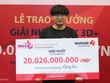 Sinh viên không che mặt nhận độc đắc 20 tỷ