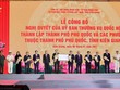 Hàng nghìn người có mặt tại khu đô thị mới An Thới chào đón Phú Quốc lên thành phố