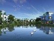 Dự án FLC Garden City được thiết kế trong quần thể nhiều cây xanh, hồ nước