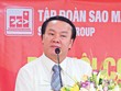 Ông Lê Thanh Thuấn, Chủ tịch HĐQT ASM phát biểu tại Đại hội cổ đông thường niên 2015