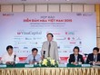 TS. Nguyễn Anh Tuấn, Tổng biên tập Báo Đầu tư, Trưởng ban Tổ chức Diễn đàn M&A 2015 phát biểu tại buổi họp báo. Ảnh: Chí Cường