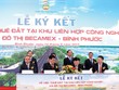 3 nhà đầu tư nước ngoài là Công ty Kaiser, Công ty Grand Art và Công ty Fu Ang ký kết thuê 150 ha đất tại Khu liên hợp công nghiệp - đô thị Becamex – Bình Phước trong ngày khởi công dự án.
