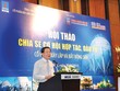 TS.  Nguyễn Anh Tuấn, Tổng Biên tập Báo Đầu tư  phát biểu tại Hội thảo