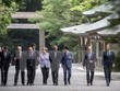 Các nhà lãnh đạo G7 thăm một đền thờ ở Mie, Nhật Bản. (Nguồn: EPA/TTXVN)