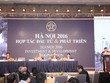 Bộ trưởng Bộ kế hoạch và Đầu tư Nguyễn Chí Dũng phát biểu tại Hội nghị