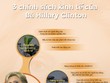 [infoGraphics] 3 chính sách kinh tế của Hillary Clinton