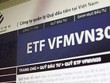 Giá trị chứng chỉ quỹ ETF VFMVN30 tăng 4,5%