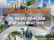 Bình chọn dự án bất động sản hấp dẫn nhất 2016