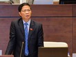 Bộ trưởng Bộ Công thương Trần Tuấn Anh trả lời chất vấn sáng 15/11.