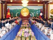 Tổng Bí thư Nguyễn Phú Trọng hội đàm với Tổng Bí thư Lào Volachith