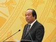 Bộ trưởng, Chủ nhiệm Văn phòng Chính phủ Mai Tiến Dũng chủ trì buổi Họp báo Chính phủ thường kỳ chiều 3/4 (Ảnh: K.T)