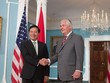 Phó Thủ tướng,Bộ trưởng Bộ Ngoại giao Phạm Bình Minh và Ngoại trưởng Rex Tillerson. (Ảnh: Bộ Ngoại giao Việt Nam)