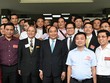 Thủ tướng Nguyễn Xuân Phúc và đại diện các doanh nghiệp dự Hội nghị Thủ tướng với doanh nghiệp năm 2016. Ảnh: VGP.
