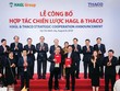 Lễ công bố hợp tác chiến lược giữa Thaco và Hoàng Anh Gia Lai.