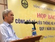 Tổng cục trưởng Tổng cục Thống kê Nguyễn Bích Lâm chủ trì họp báo sáng 29.3, Ảnh: Anh Vũ