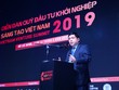 Bộ trưởng Bộ Kế hoạch và Đầu tư Nguyễn Chí Dũng phát biểu khai mạc tại Hội nghị Quỹ đầu tư khởi nghiệp sáng tạo Việt Nam 2019 được tổ chức sáng nay tại TP.HCM