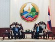 Thủ tướng Thongloun Sisoulith khẳng định, Chính phủ Lào rất khuyến khích nhà đầu tư Việt Nam sang Lào.  Phía Lào sẽ hết sức tạo điều kiện thuận lợi, nếu có vướng mắc sẽ được tháo gỡ.