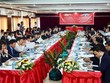 Toàn cảnh cuộc hội đàm chính thức giữa Bộ trưởng Bộ Kế hoạch và Đầu tư Việt Nam Nguyễn Chí Dũng và Bộ trưởng Bộ Kế hoạch và Đầu tư Lào Sụ-phăn Kẹo-mi-xay.