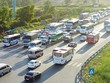 Do không thu phí đường bộ từ 1/1/2019 nên lưu lượng xe ô tô tăng vọt trên tuyến cao tốc Tp.HCM - Trung Lương.