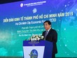 Bộ trưởng Bộ Kế hoạch Đầu tư Nguyễn Chí Dũng phát biểu tại Diễn đàn-Ảnh Lê Toàn