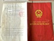 Cuốn sổ đỏ giả mà các đối tượng lừa bà Trần Thuận Thảo.