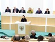 Chủ tịch Quốc hội Nguyễn Thị Kim Ngân phát biểu tại phiên họp toàn thể của Hội đồng Liên bang Nga (Ảnh: TTXVN)