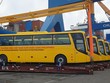 15 chiếc xe Thaco Bus tại Cảng Chu Lai chuẩn bị “lên đường” sang Philippines.