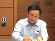 Kết quả thông qua nghị quyết phê chuẩn việc miễn nhiệm chức vụ Phó Thủ tướng Chính phủ đối với ông Vương Đình Huệ để thực hiện nhiệm vụ Bí thư Thành Uỷ Hà Nội có 451/448 vị đại biểu đồng ý.