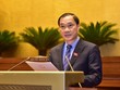 Chủ nhiệm Uỷ ban Kinh tế Vũ Hồng Thanh báo cáo tiếp thu, giải trình.