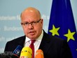 Bộ trưởng Kinh tế Đức Peter Altmaier phát biểu trong cuộc họp báo tại thủ đô Berlin. (Ảnh: AFP/TTXVN)