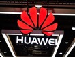 Logo Huawei tại Triển lãm công nghệ CES 2018 tổ chức tại Las Vegas, Mỹ. Ảnh: AFP
