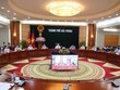 Lãnh đạo TP Hải Phòng họp trực tuyến với các địa phương nhằm tăng cường công tác phòng, chống dịch Covid-19.