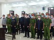 Các bị cáo tại phiên tòa