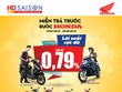 Vay mua xe máy tại HD SAISON lãi suất chỉ 0.79%/tháng