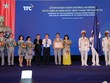 Đại diện Ban lãnh đạo Tập đoàn TTC đón nhận Huân chương Lao động hạng Ba vì những thành tích xuất sắc trong hoạt động sản xuất kinh doanh, đóng góp từ thiện xã hội, góp phần vào sự nghiệp xây dựng chủ nghĩa xã hội và bảo vệ Tổ quốc
