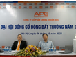 Ông Nguyễn Hồ Hưng Chủ tịch HĐQT APG chủ tọa tổ chức ĐHCĐ bất thường