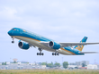 Một máy bay A350 của Vietnam Airlines đang khai thác đường bay tới Pháp